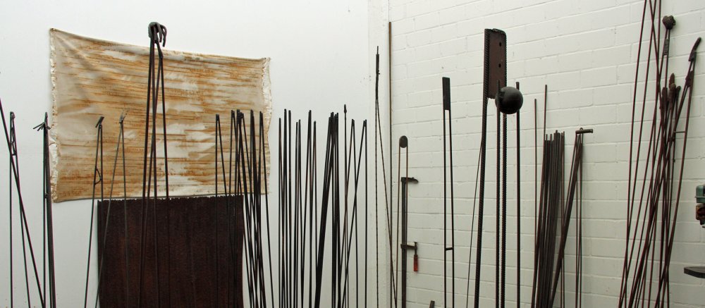 Eindrücke aus dem Atelier von Hermann J. Kassel.