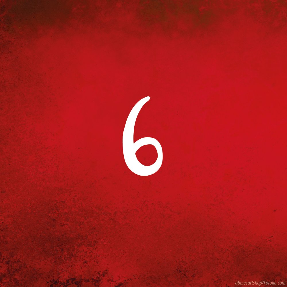 Tag 6: Adventskalender in rot - Türchen zu
