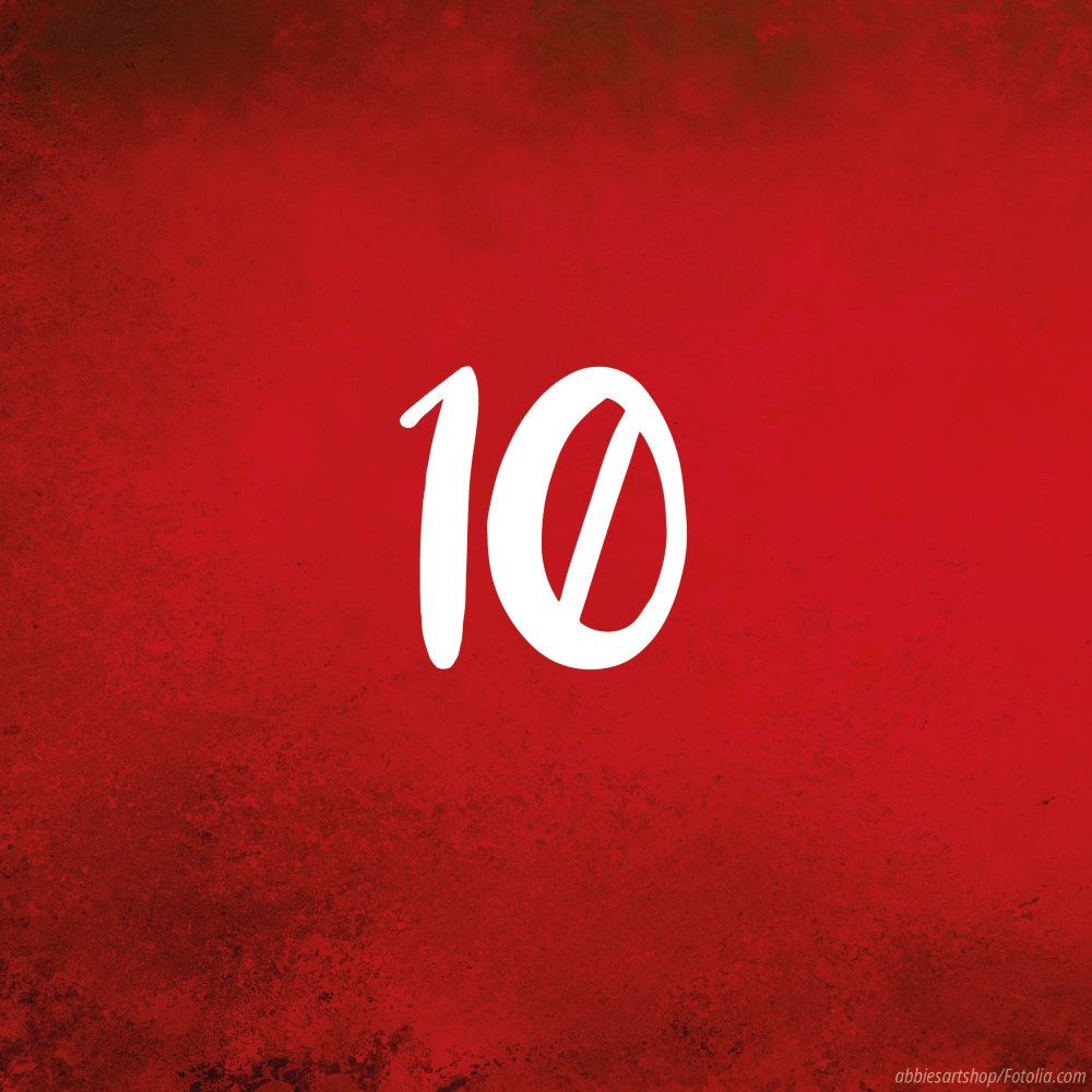 Tag 10: Adventskalender in rot - Türchen zu