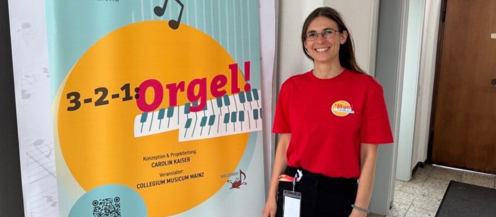 Carolin Kaiser hat das Festvial "3-2-1:Orgel", das vom 1. bis 3. August in Mainz stattfand, initiiert.