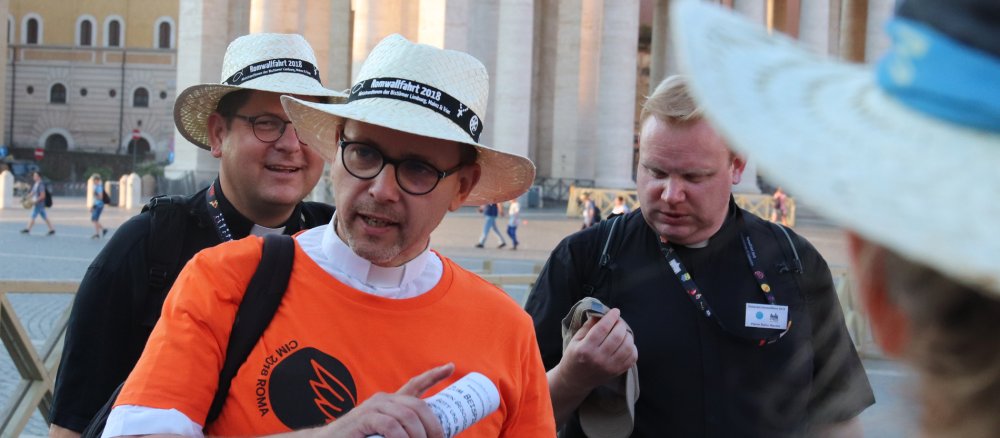 Pfarrer Markus Lerchl organisiert die Siebenkirchenwallfahrt durch Rom bereits zum dritten Mal.