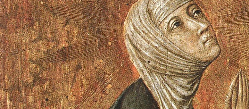 Katharina von Siena (1347 - 1380) war eine italienische Mystikerin und Kirchenlehrerin. Seit 1999 ist die Mitpatronin Europas.
