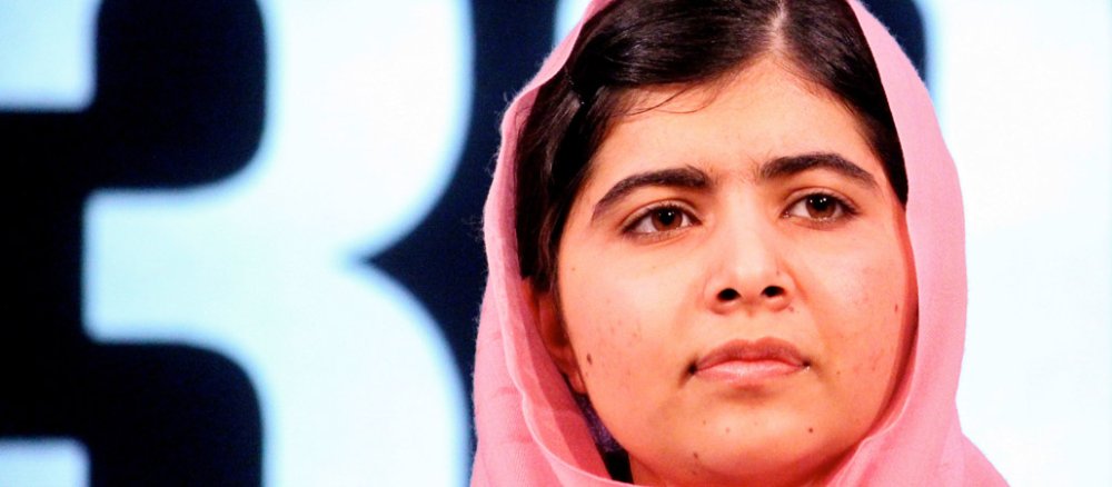 Malala Yousafzai im Porträt.