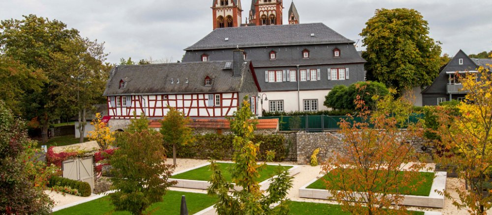 Akkurat angelegter Garten