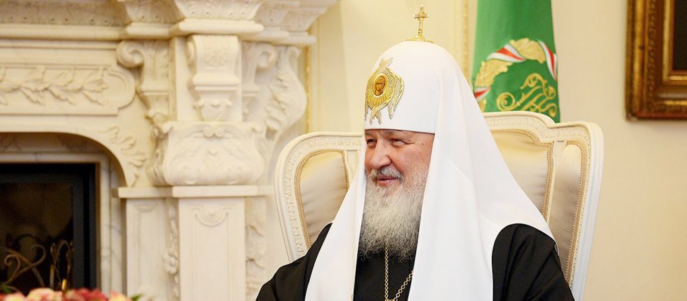 Der russisch-orthodoxe Patriarch Kyrill I. im Porträt
