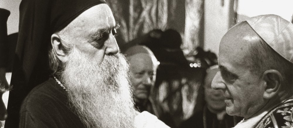 Athenagoras I. und Papst Paul VI.