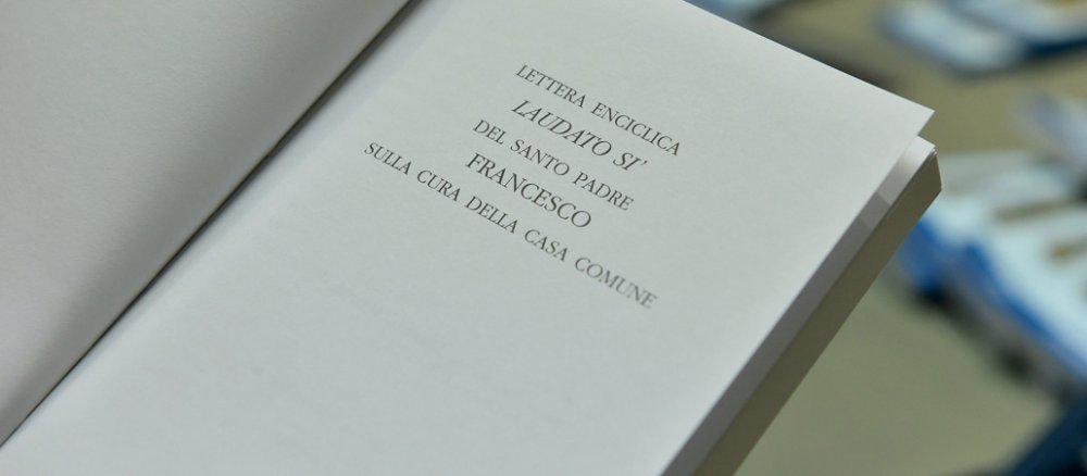 Blick in den Umweltenzyklika von Papst Franziskus