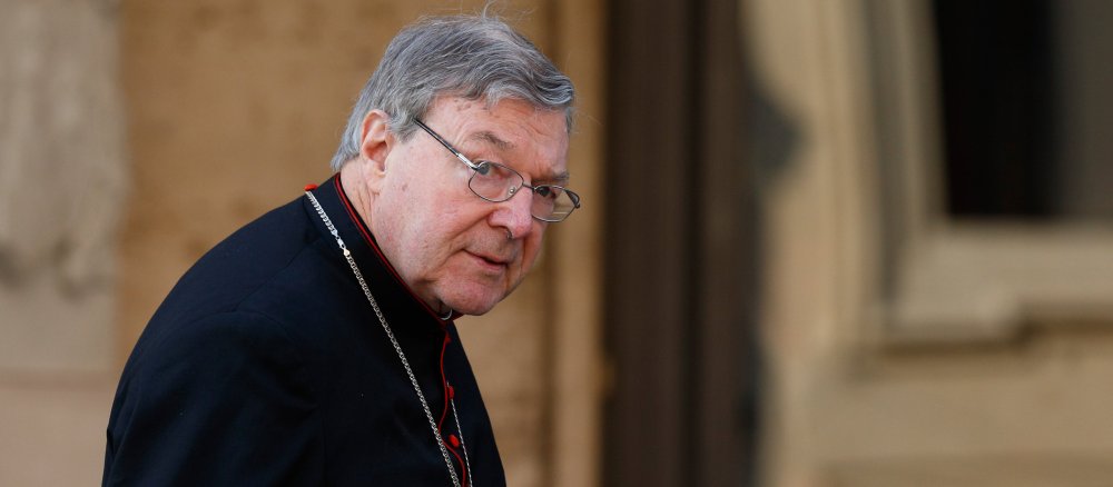 Kurienkardinal George Pell während der Weltbischofssynode zu Ehe und Familie am 6. Oktober 2014 im Vatikan.