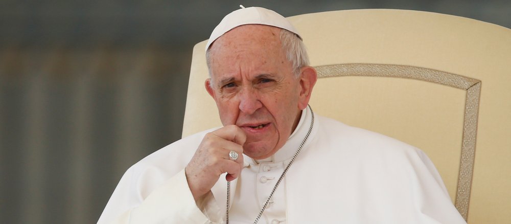 Papst Franziskus während der Generalaudienz auf dem Petersplatz im Vatikan am 22. März 2017.
