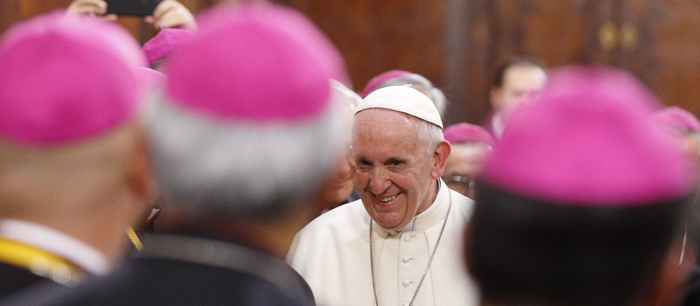 Papst und Chiles Bischöfe