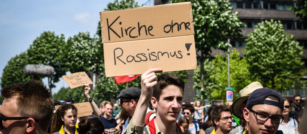 Demonstration gegen die AfD