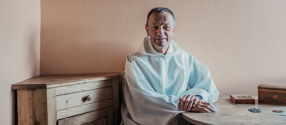 Frere Alois Löser, Prior der Communaute von Taize, am 30. Oktober 2018 in Taize.