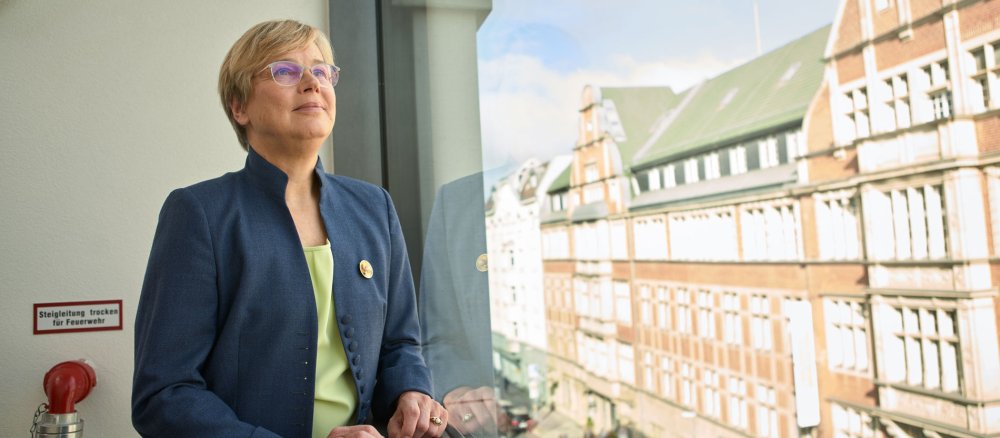Eva Maria Welskop-Deffaa, Vorstand für Sozial- und Fachpolitik im Deutschen Caritasverband, am 26. August 2021 in Berlin.