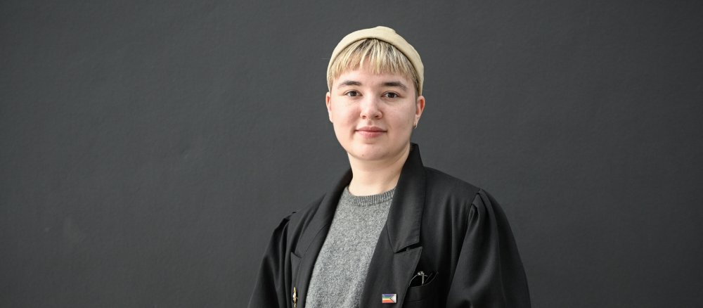 Mara Klein am Rande der zweiten Synodalversammlung