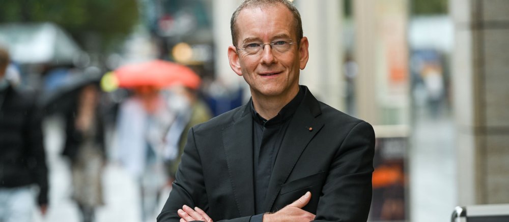 Christian Hermes, Stadtdekan von Stuttgart, am 29. September 2021 in Stuttgart.