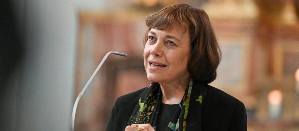 Die Ratsvorsitzende der Evangelischen Kirche in Deutschland Annette Kurschus