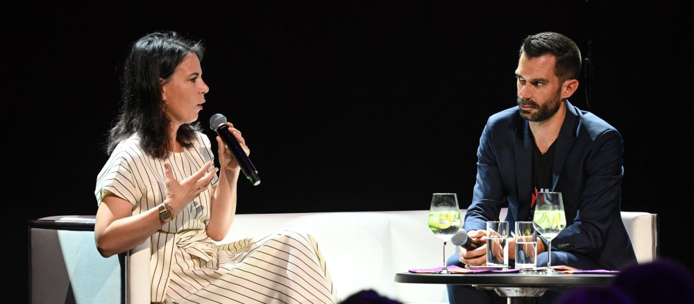 Annalena Baerbock und Marc Frings