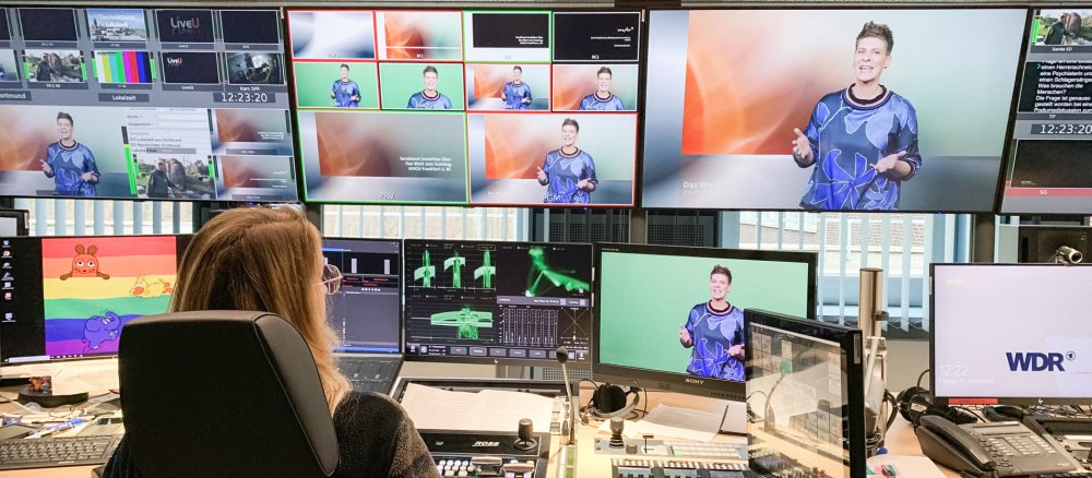 Johanna Vering im WDR-Studio