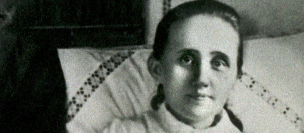 Historische Aufnahme von Anna Schäffer.