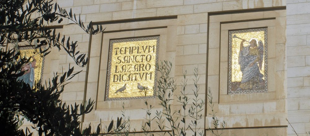 Mosaike an der Lazaruskirche in Bethanien
