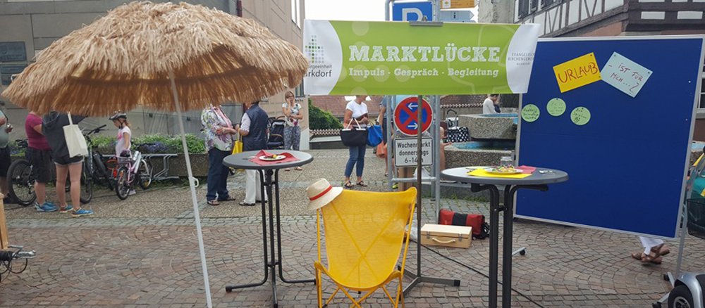 Der Stand der Aktion "Marktlücke"