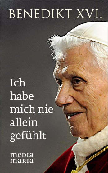 Buchcover mit einem Profilbild Benedikt XVI.