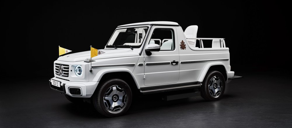Das neue Papamobil von Mercedes