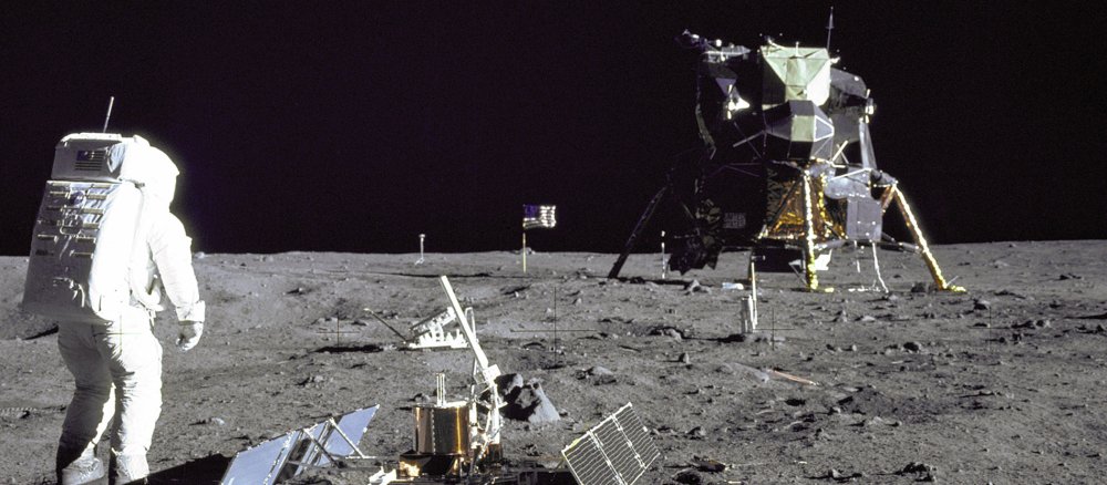 Buzz Aldrin auf dem Mond