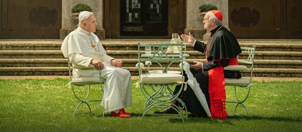 Papst Bendikt XVI. und Kardinal Bergoglio