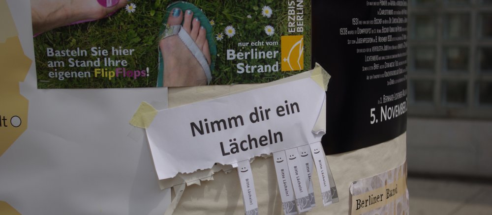 "Nimm dir ein Lächeln mit"