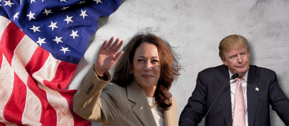 US-Präsidentschaftskandidaten Kamala Harris und Donald Trump