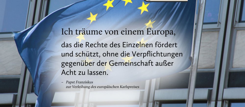 Papst Franziskus zur Verleihung des europäischen Karlspreises