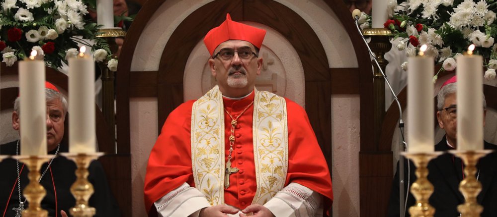 Patriarch Pizzaballa in Chorkleidung