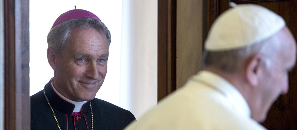 Georg Gänswein und Papst Franziskus