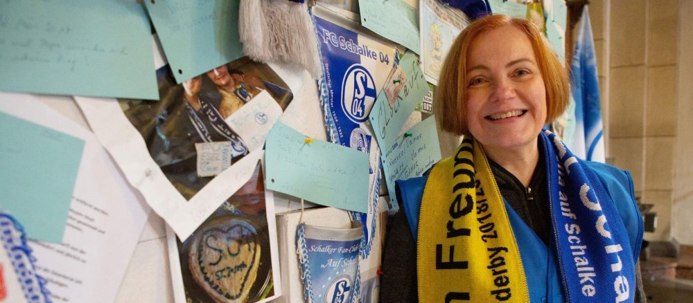 Christiane Rother ist seit 2014 Fanseelsorgerin in der "Offenen Kirche Schalke".