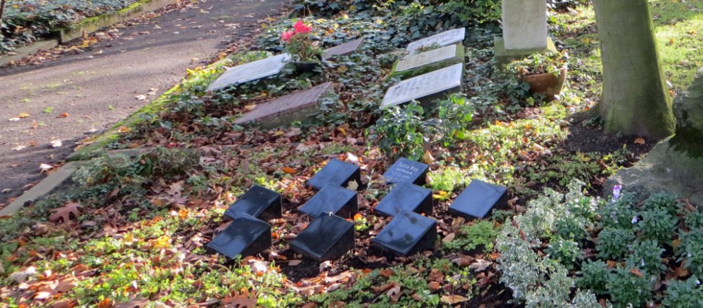 Hier werden Eva Hüttenhain und ihre WG-Freunde irgendwann ihre "zweite Heimat" finden: Das geplante Gemeinschaftsgrab auf dem Alten Friedhof in Bonn.