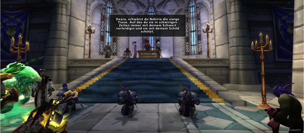 Hochzeit bei "World of Warcraft"