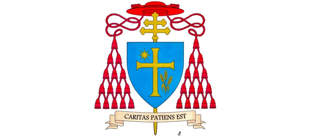 Das Wappen von Kardinal Baldassare Reina