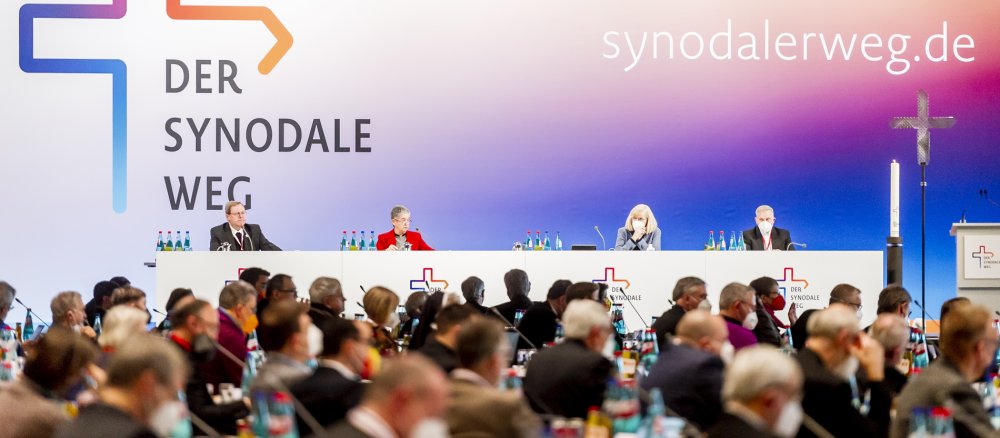 Das Präsidium des Synodalen Wegs bei der dritten Synodalversammlung