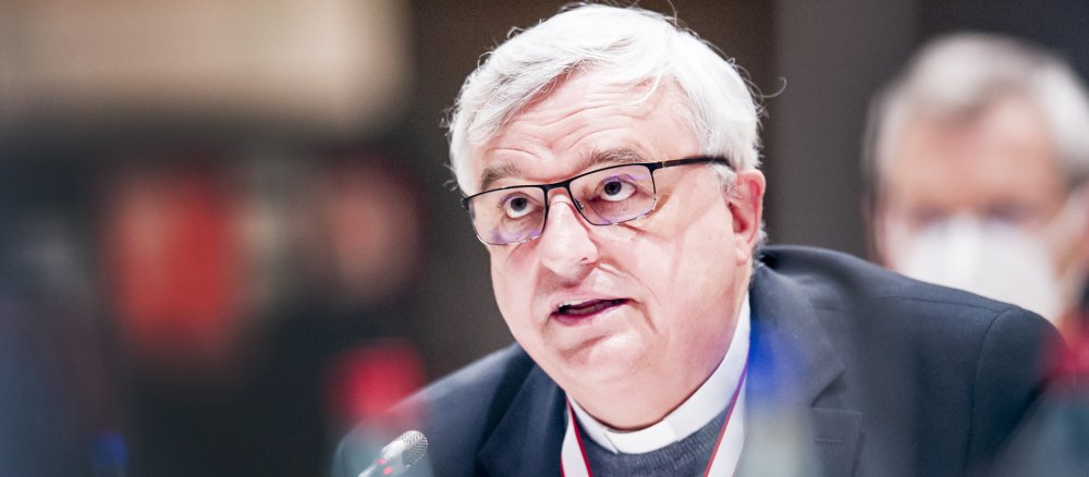 Bischof Karl-Heinz Wiesemann beim Synodalen Weg