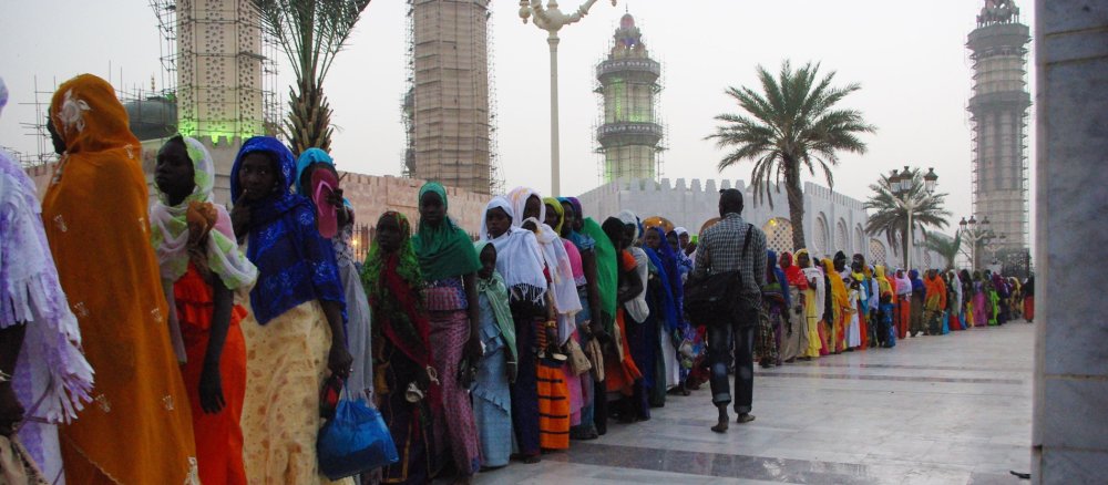 Muslimische Pilgerinnen in der senegalesischen Stadt Touba.