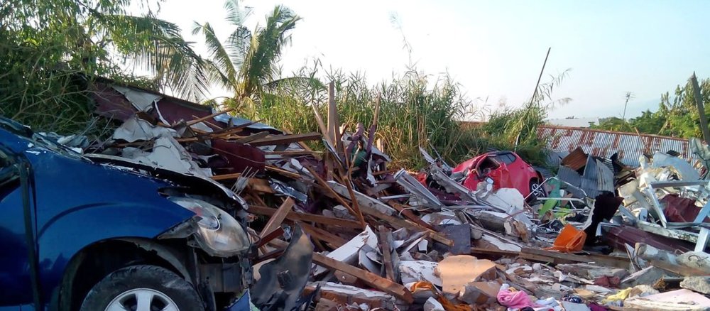 Nach dem Tsunami in Indonesien