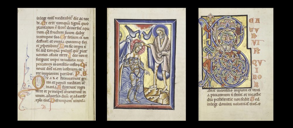 Seiten einer mittelalterlichen Handschrift
