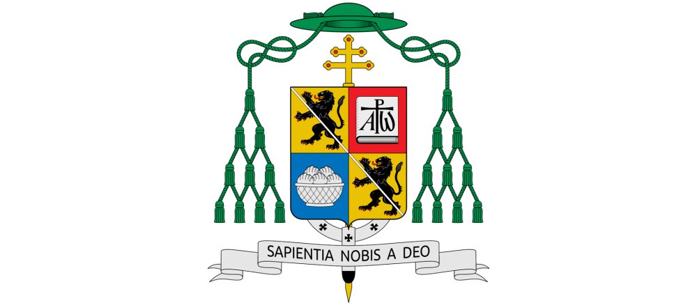 Das Wappen des Erzbischofs von Bamberg Ludwig Schick.