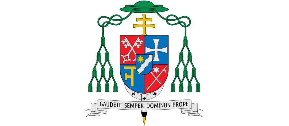 Das Wappen des Berliner Erzbischofs Heiner Koch.